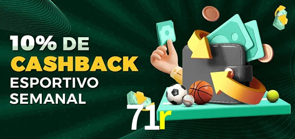 10% de bônus de cashback na 71r